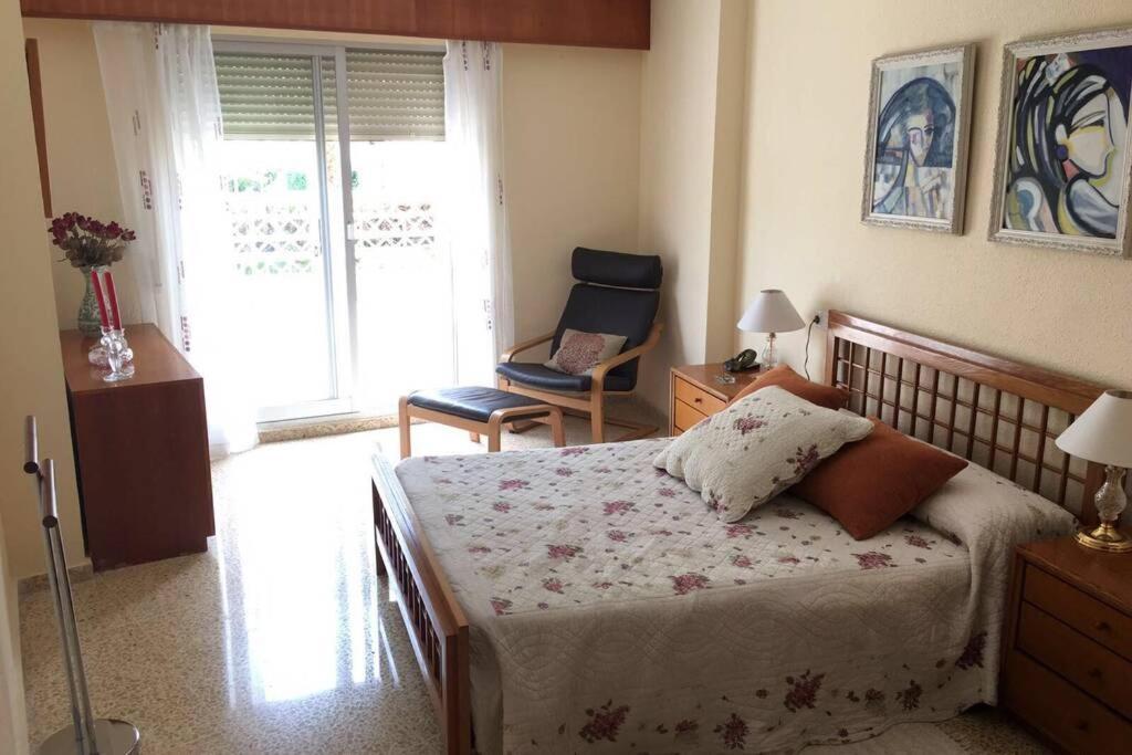 Apartamento Playa Gandía, gran terraza, wifi, piscina, parking Playa de Gandía Exterior foto