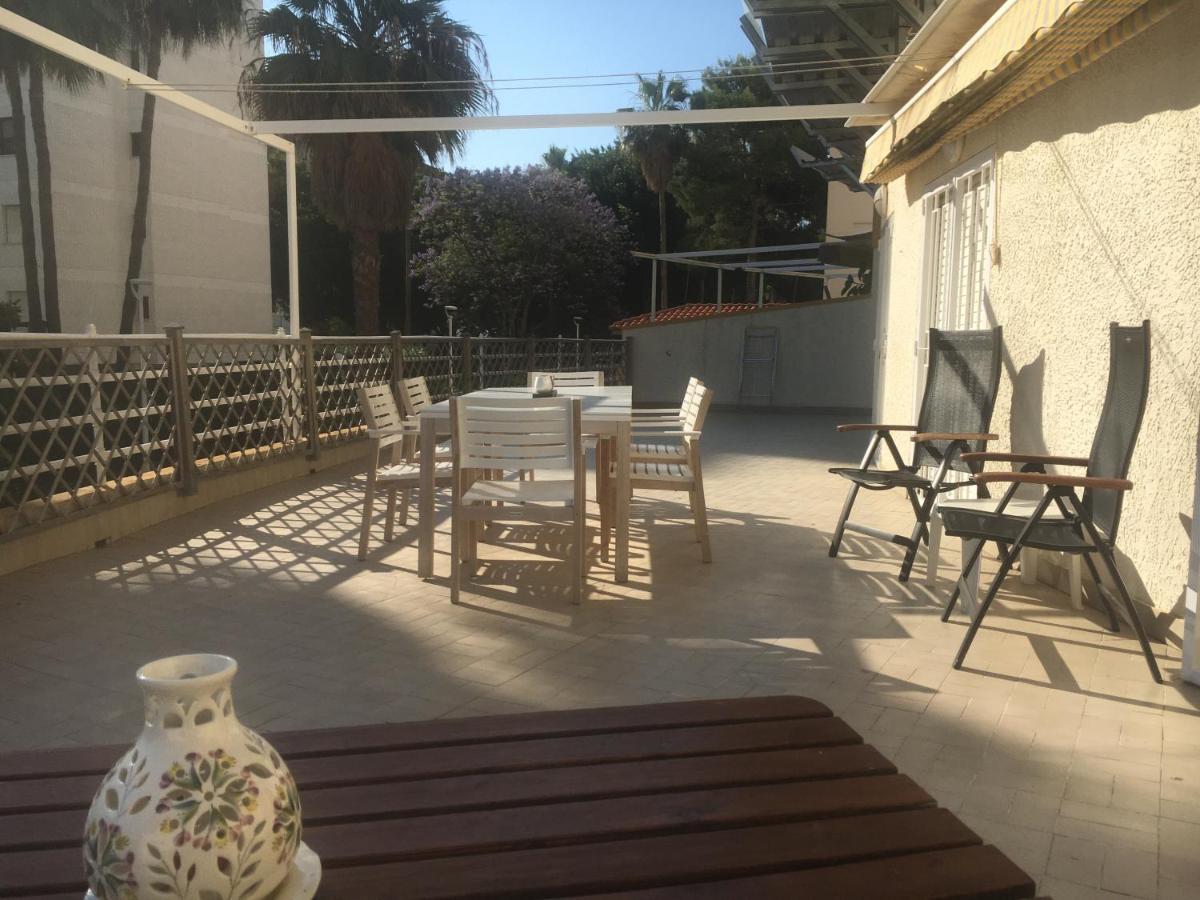 Apartamento Playa Gandía, gran terraza, wifi, piscina, parking Playa de Gandía Exterior foto