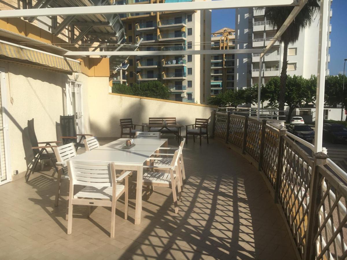 Apartamento Playa Gandía, gran terraza, wifi, piscina, parking Playa de Gandía Exterior foto